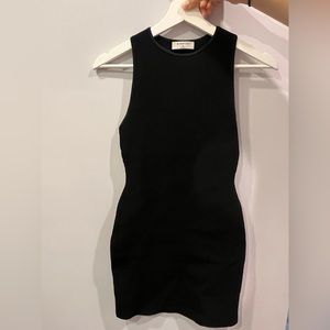 Babaton sculpt knit mini dress